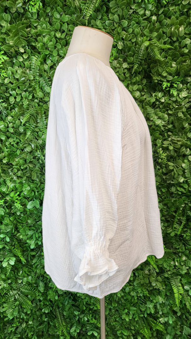 Atmos & Here White Cotton Blouse (14)