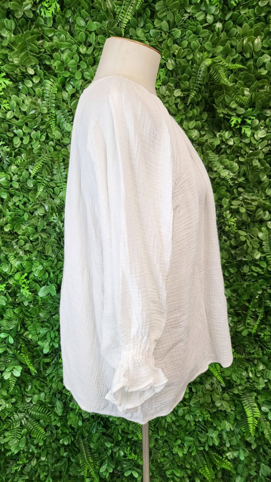 Atmos & Here White Cotton Blouse (14)
