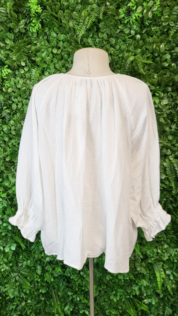 Atmos & Here White Cotton Blouse (14)