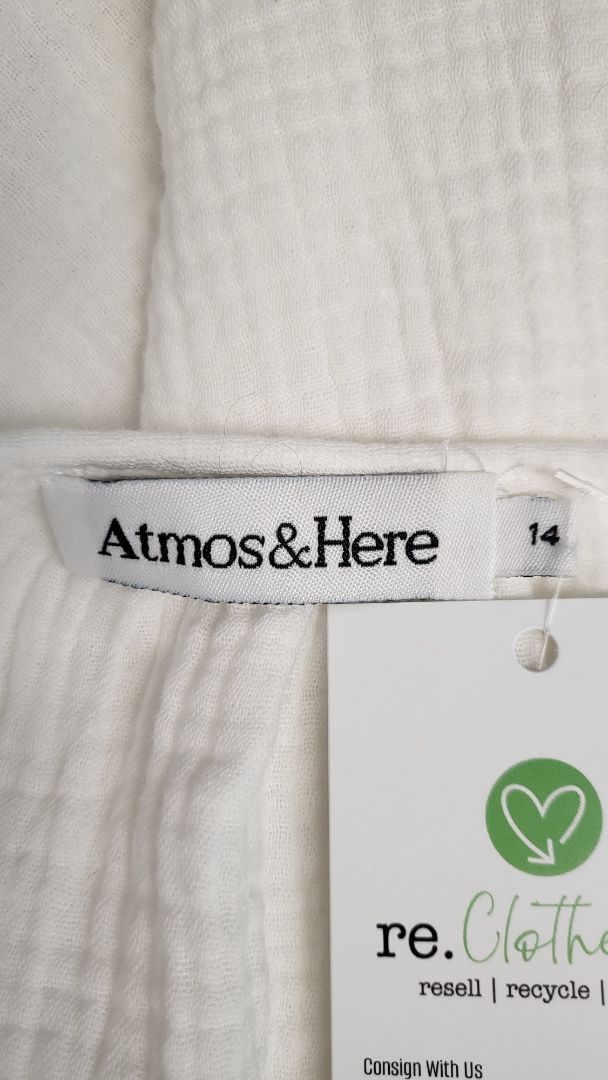 Atmos & Here White Cotton Blouse (14)