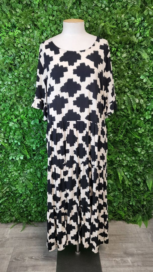 Daisys Closet Print Maxi Dress (18-20)