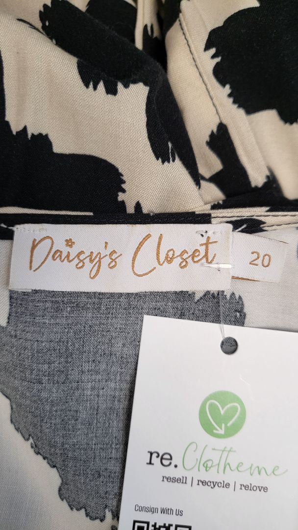 Daisys Closet Print Maxi Dress (18-20)