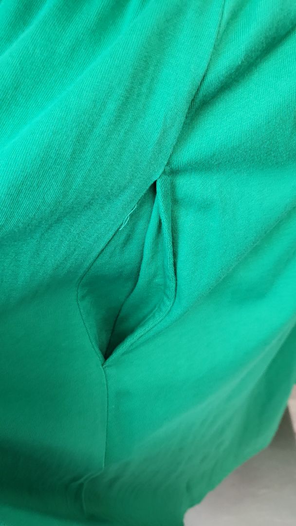 Elm Green Shirred Dress (16)