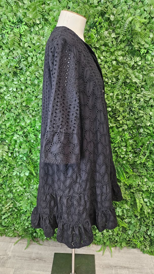 Shine On Label Black Broderie Dress (18)