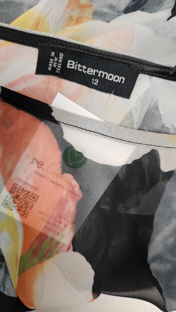 Bittermoon Print Sheer Top (12)