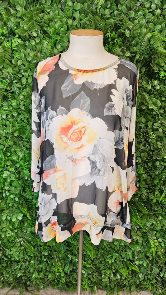 Bittermoon Print Sheer Top (12)