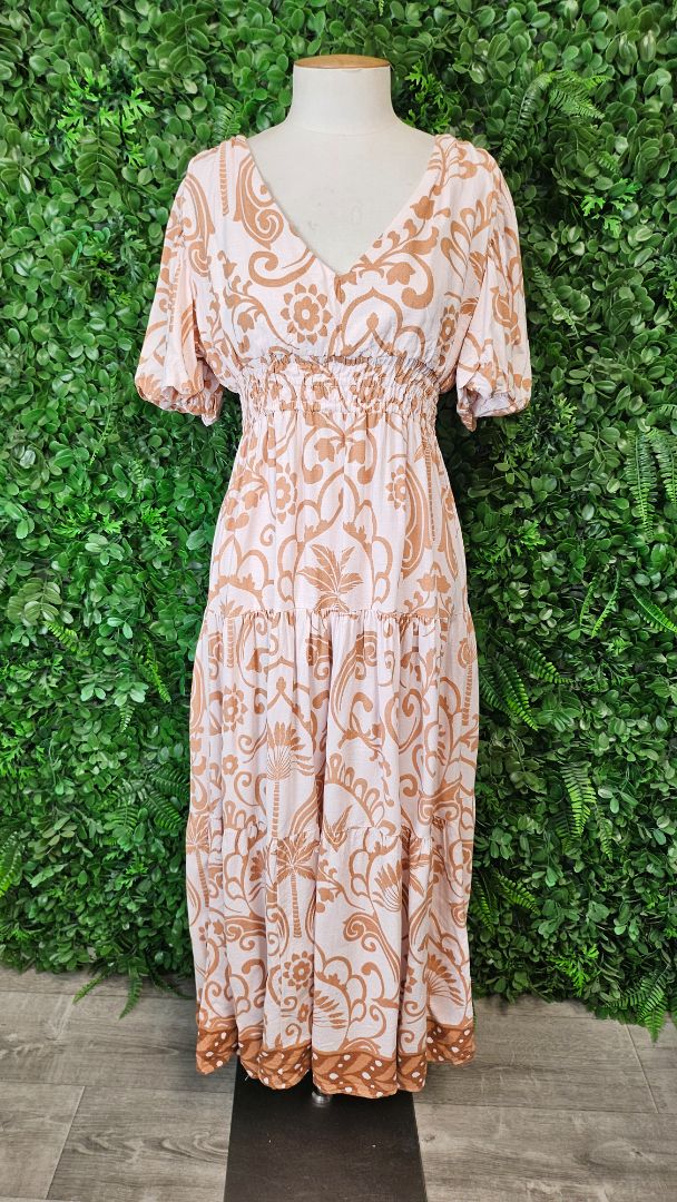 White Closet Print Linen Dress (8)