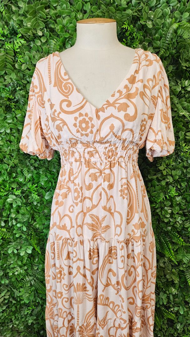 White Closet Print Linen Dress (8)