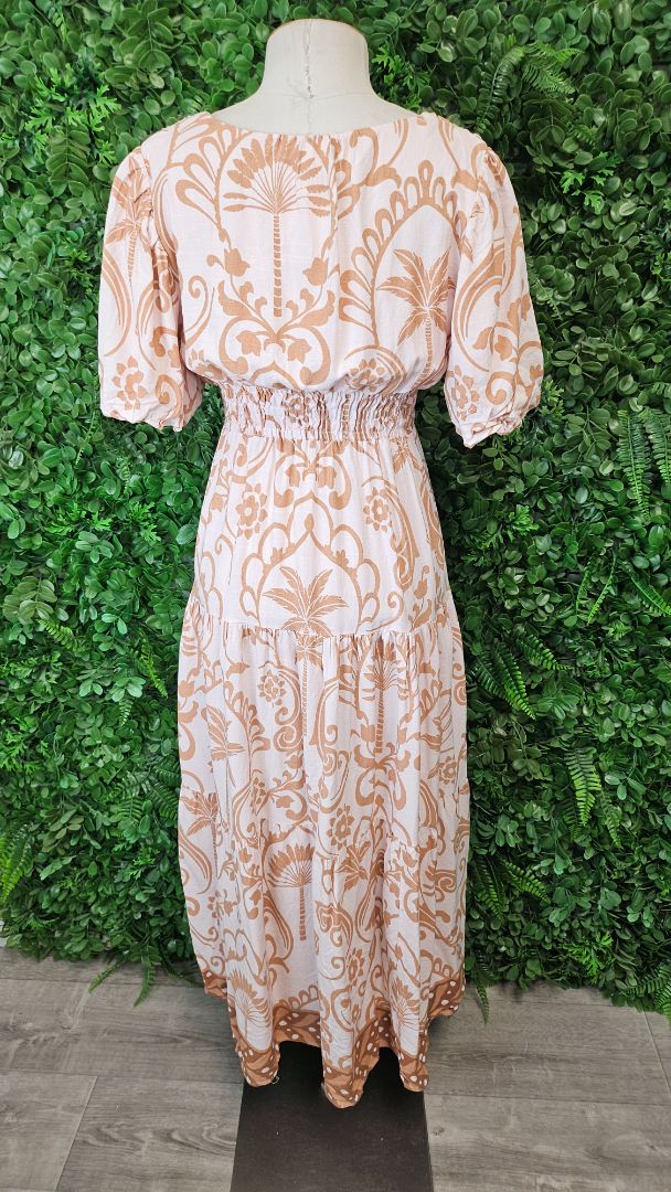 White Closet Print Linen Dress (8)