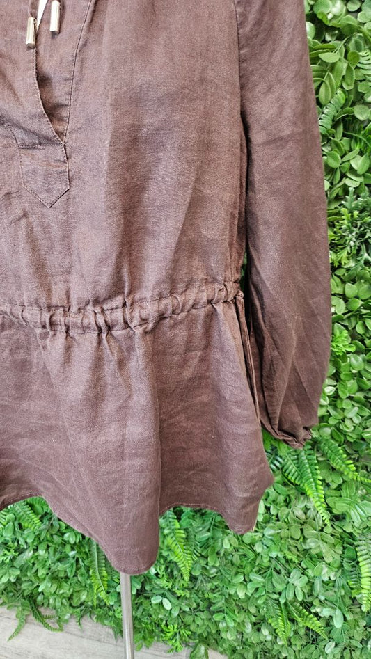 Country Road Brown Linen Top (12)