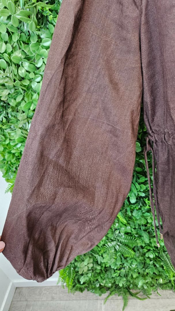 Country Road Brown Linen Top (12)