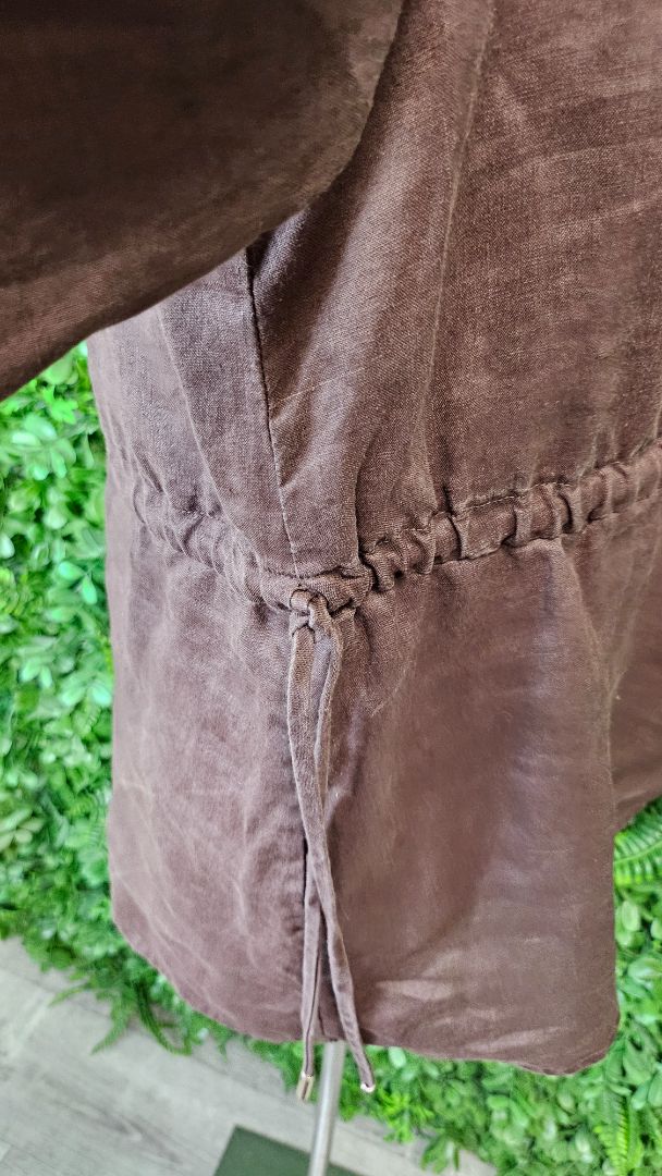Country Road Brown Linen Top (12)