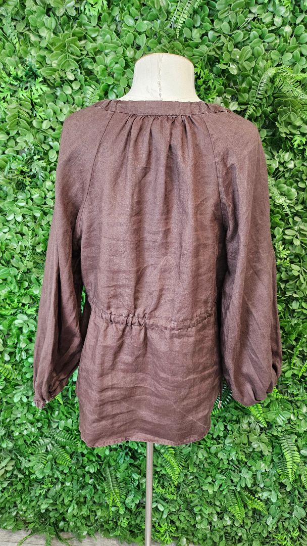 Country Road Brown Linen Top (12)