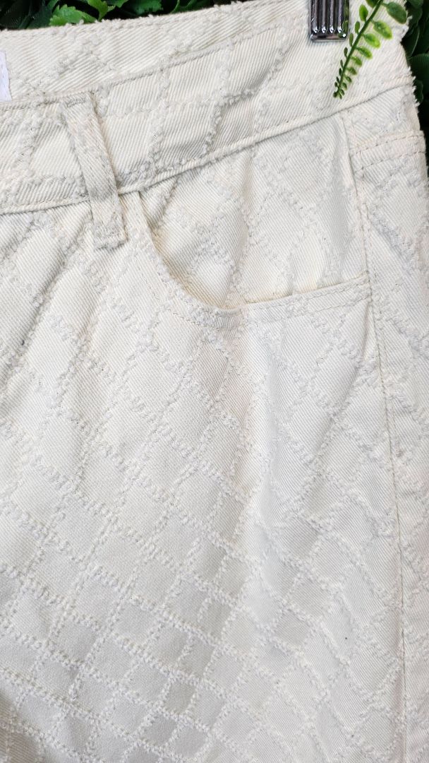 Heychic Cream Jacquard Pants (14)
