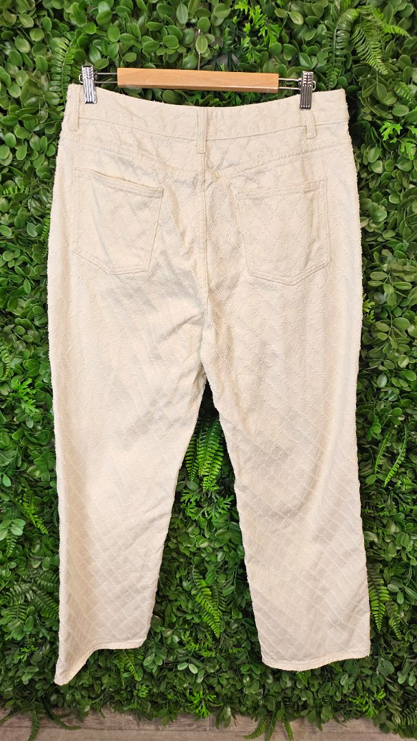 Heychic Cream Jacquard Pants (14)