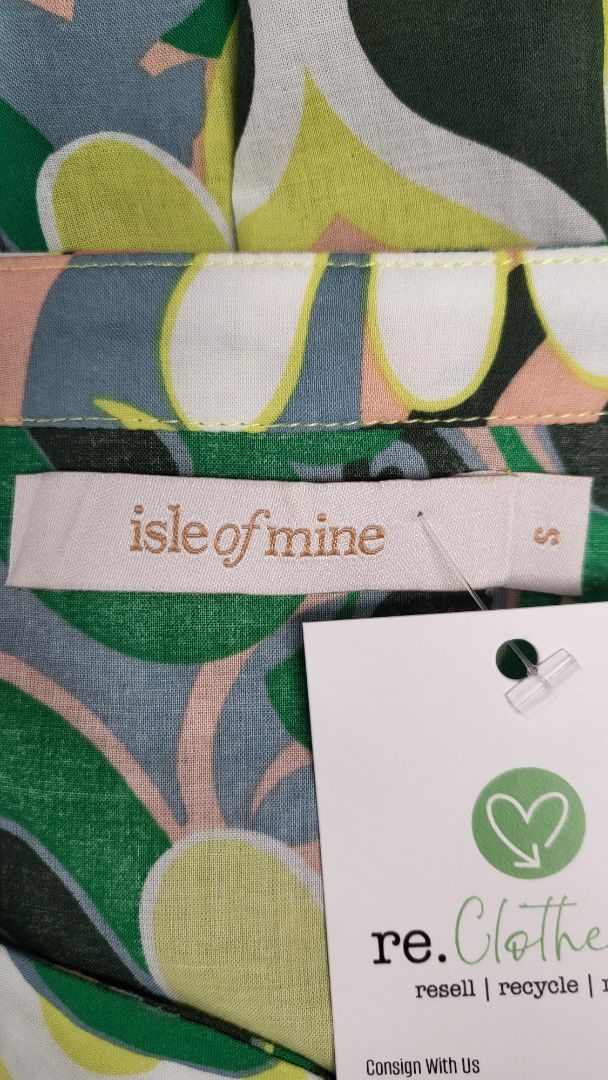 Isle of Mine Print Yoke Blouse (10-12)