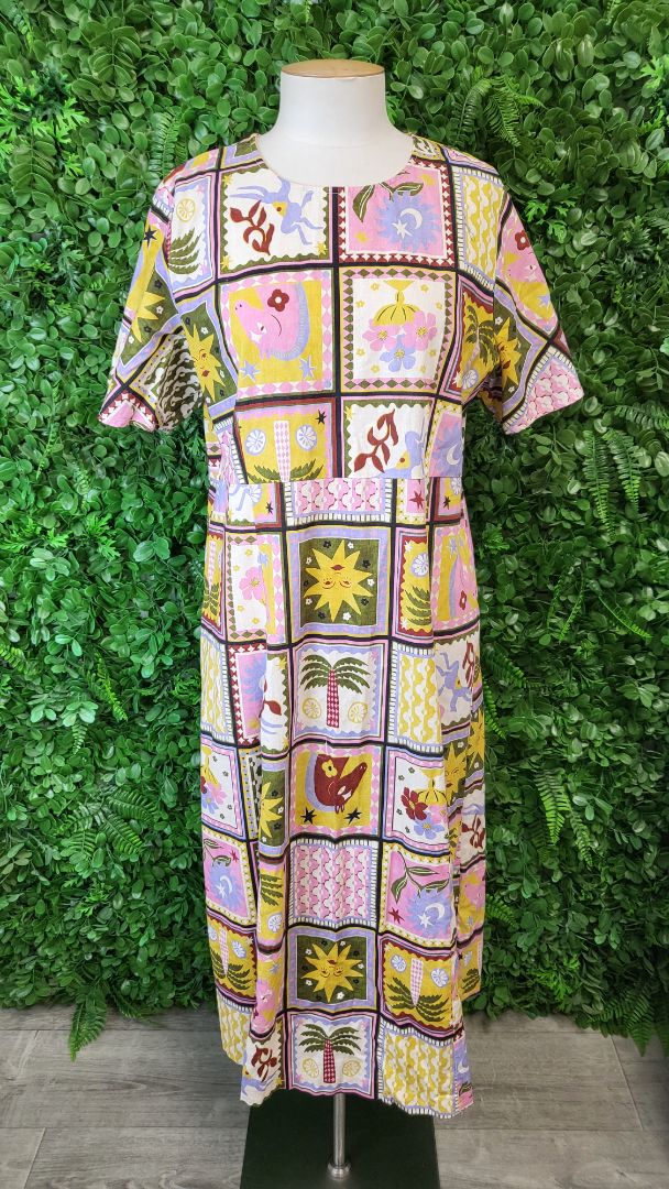 Stella+Gemma Print Object Dress (12-14)