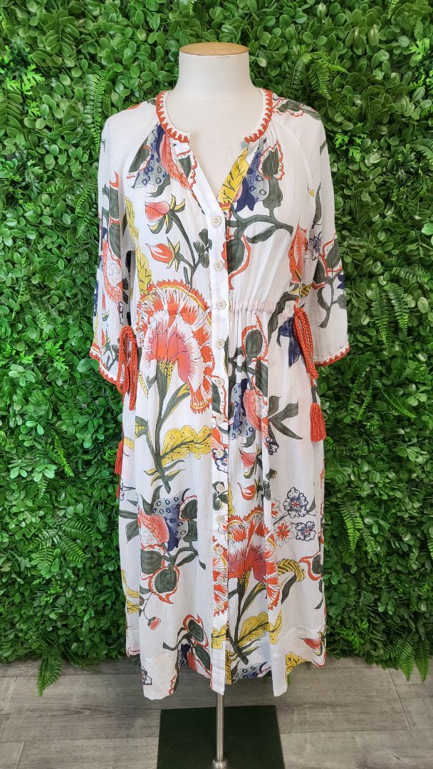 Design Nation Print Side Ruched Dress (10)