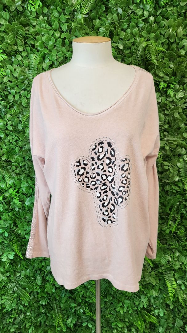 Blossun Pale Pink Cactus Top (10-12)