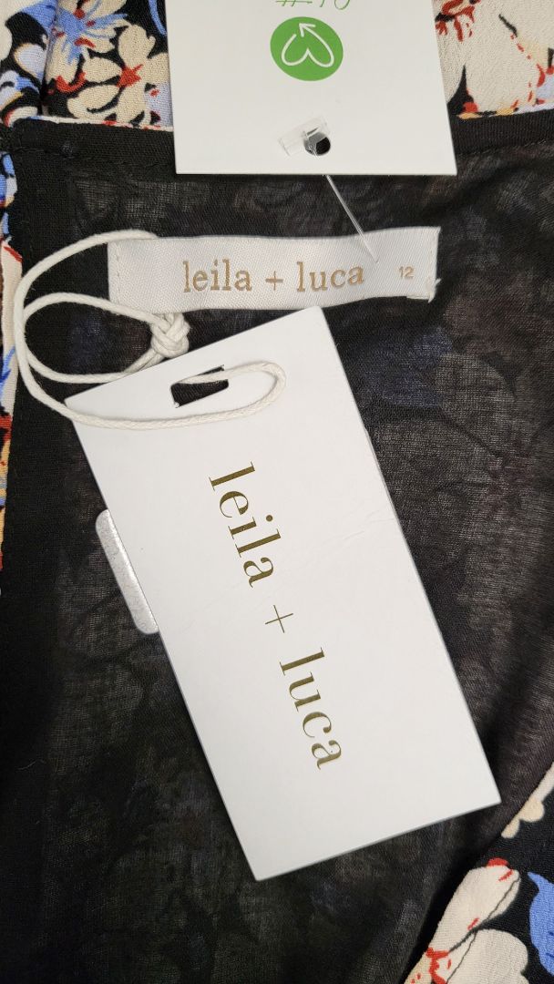 Leila + Luca Floral Fay Dress BNWT (12)