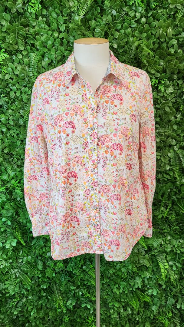 Ballantynes Print Cotton Blouse (10)