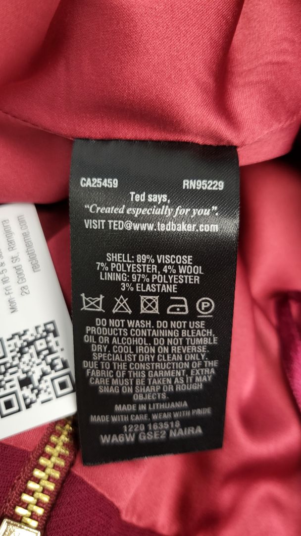 Ted Baker Multi Coloured Mini Skirt (10)