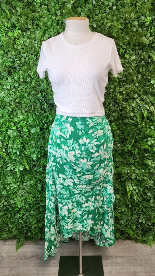 Joe Browns Print Frill Hem Skirt (12)