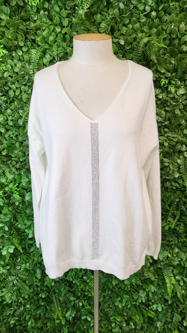 The Italian Closet White Studded Knit (12)
