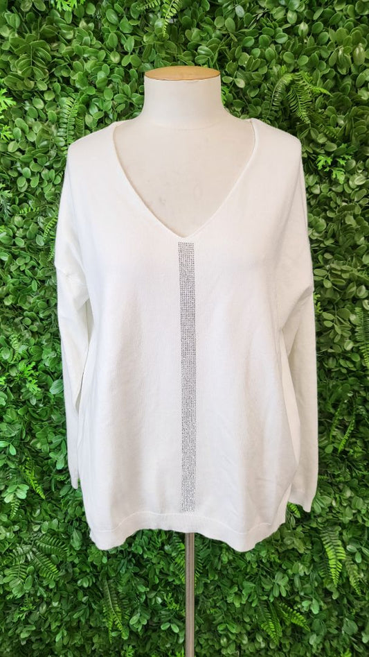 The Italian Closet White Studded Knit (12)
