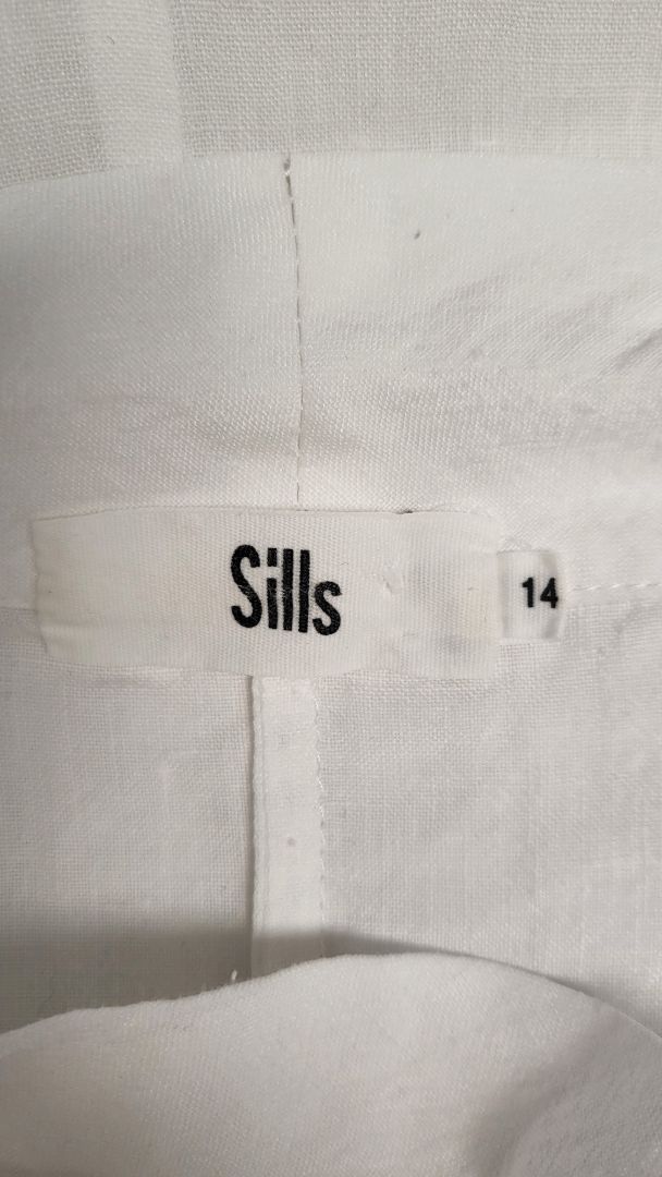 Sills White Linen Slip Dress (14)