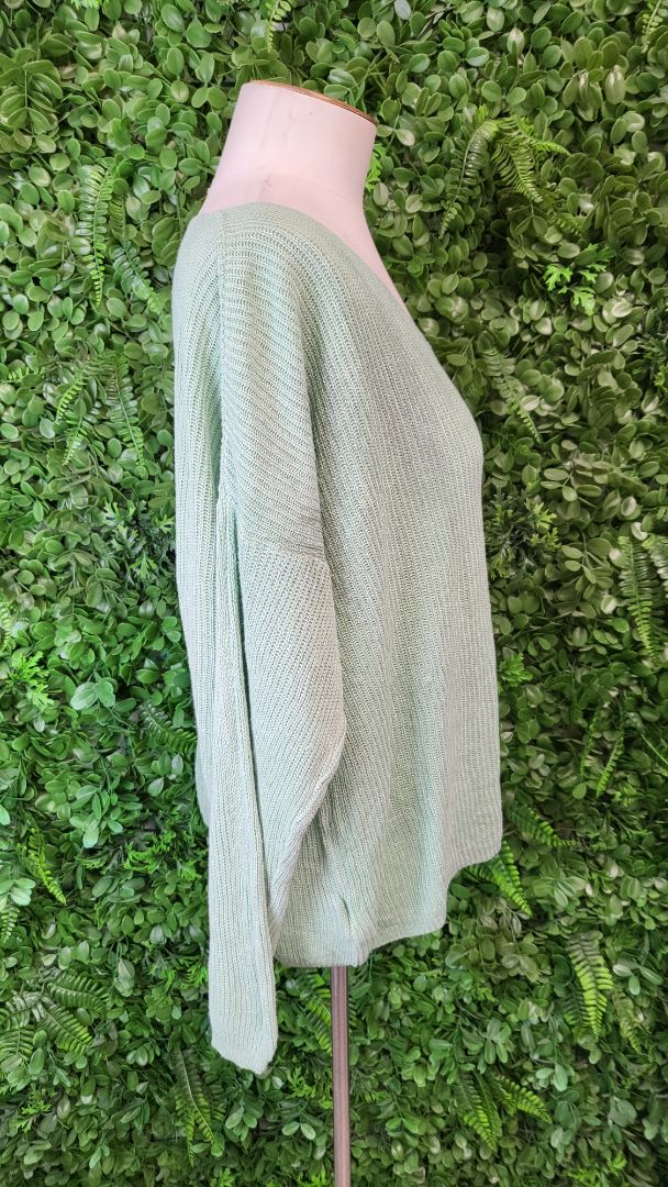 Made In Italy Mint Metallic Knit (12)