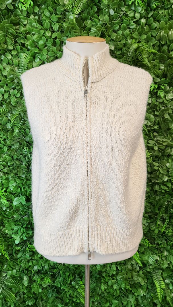 M&S Cream Knit Vest (10)