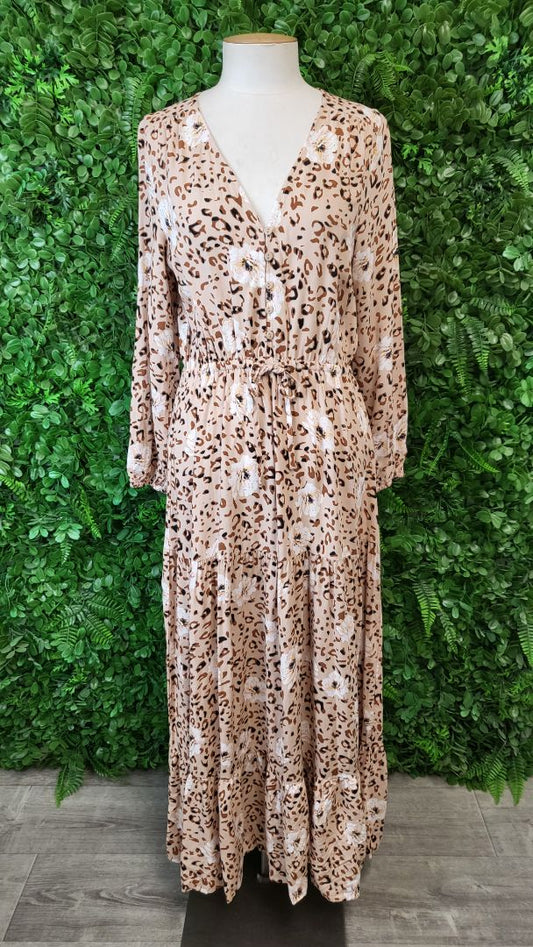 Miracle Animal/Floral Maxi Dress (8)