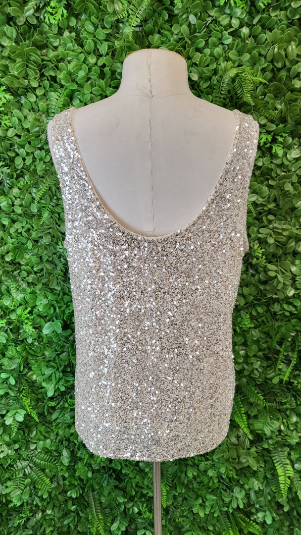 Decjuba Silver Sequin Tank (14)
