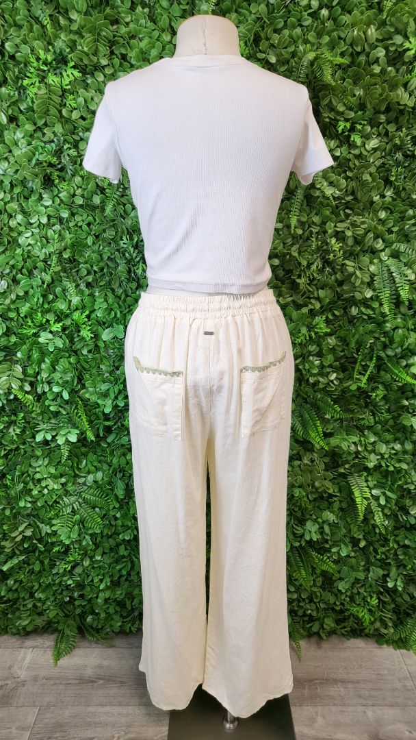 Ghanda Cream Linen Blend Pant (10)