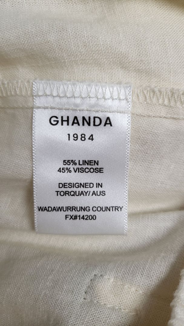 Ghanda Cream Linen Blend Pant (10)