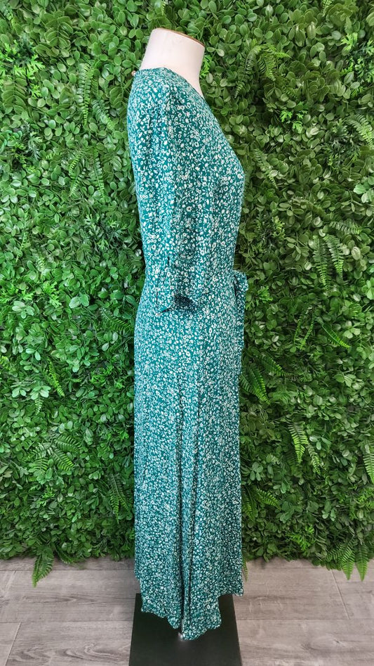 Tuesday Green Print Sun Dress (12)