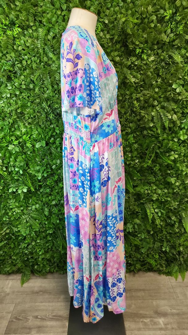 Vine Apparel Print Pip Dress BNWT (18)