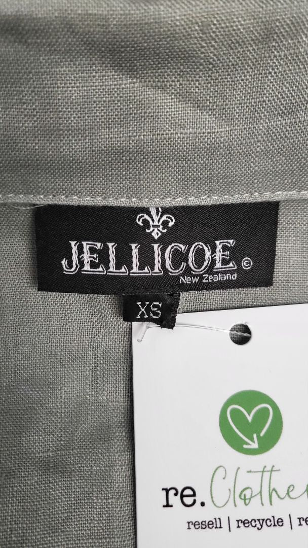 Jellicoe Sage Linen Dress Coat (10)
