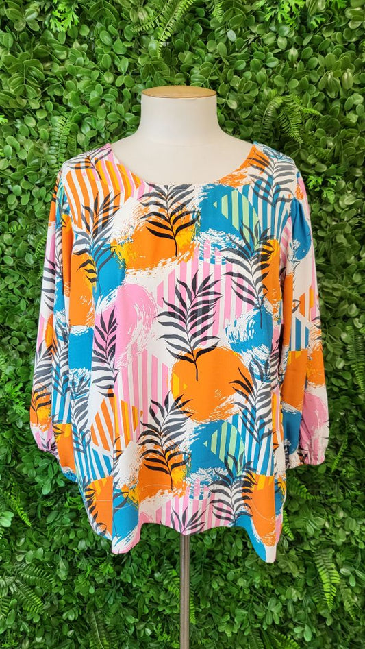 Leo + Be Print Blouse (12)