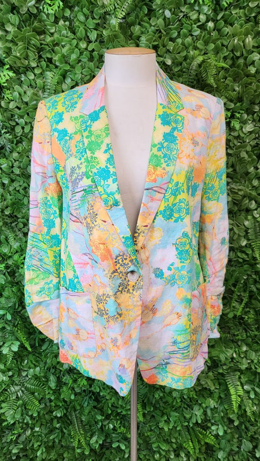 Foil Multi Linen Blazer (10)