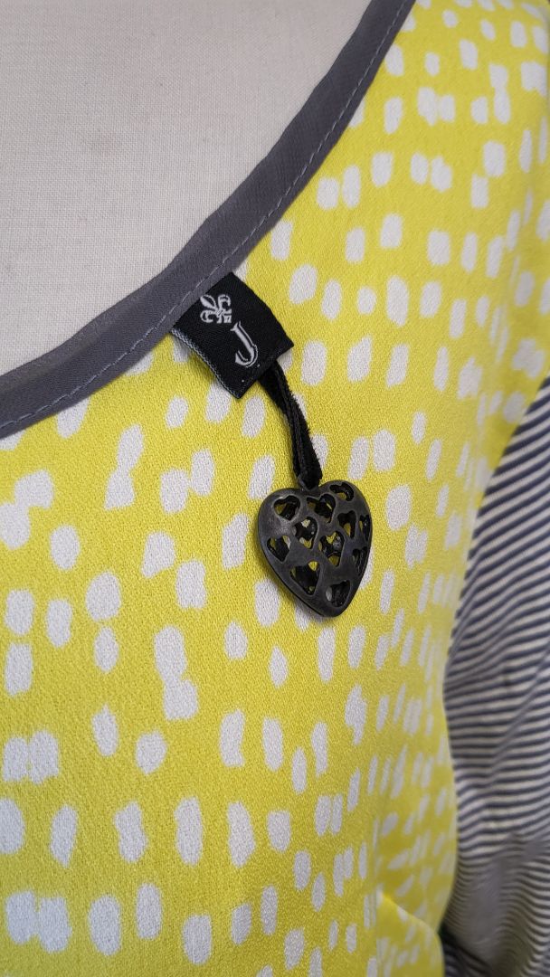 Jellicoe Yellow Print T-Shirt Dress (12)