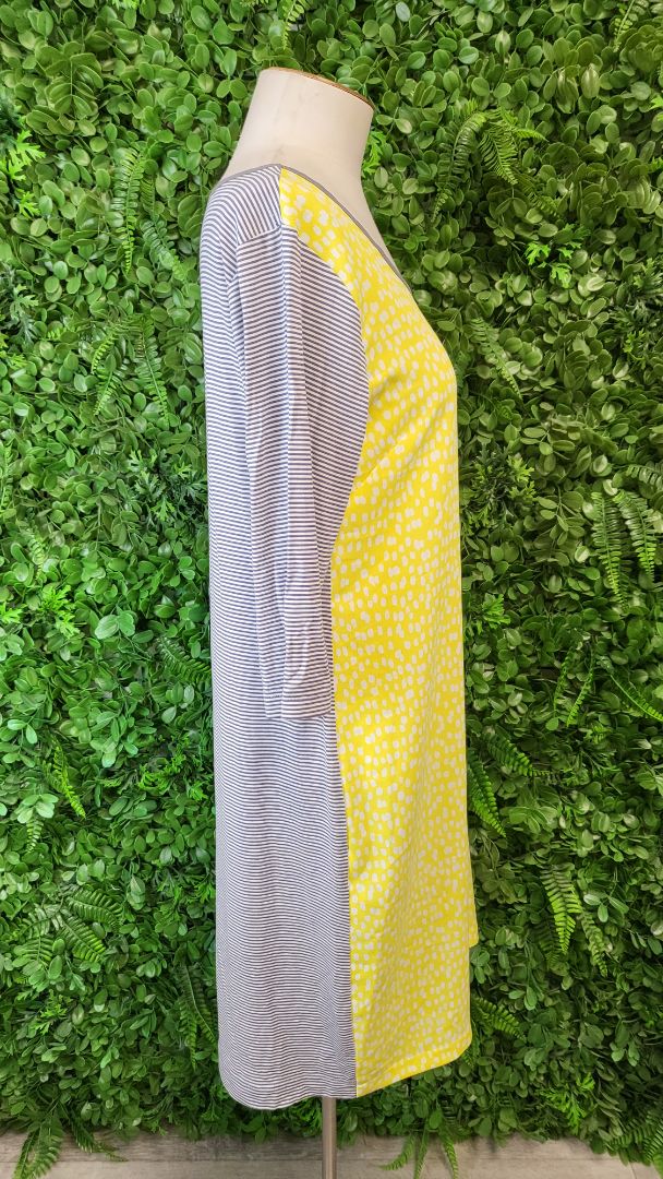 Jellicoe Yellow Print T-Shirt Dress (12)