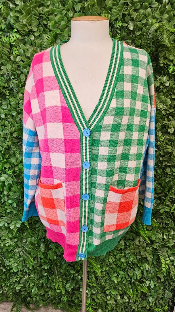 Unknown Multi Contrast Cardigan (16)