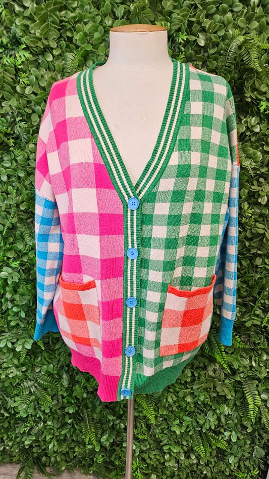 Unknown Multi Contrast Cardigan (16)