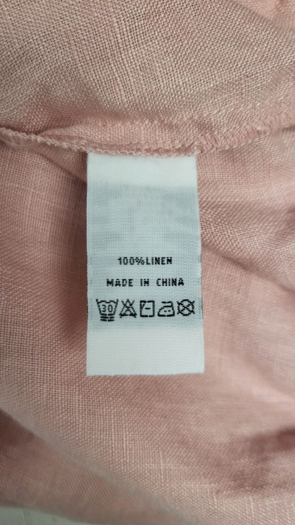 Preen Pink Linen Shift Dress (12)