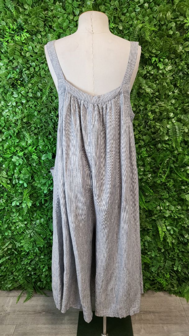Lordship Linen Grey Linen Jumpsuit (12-16)