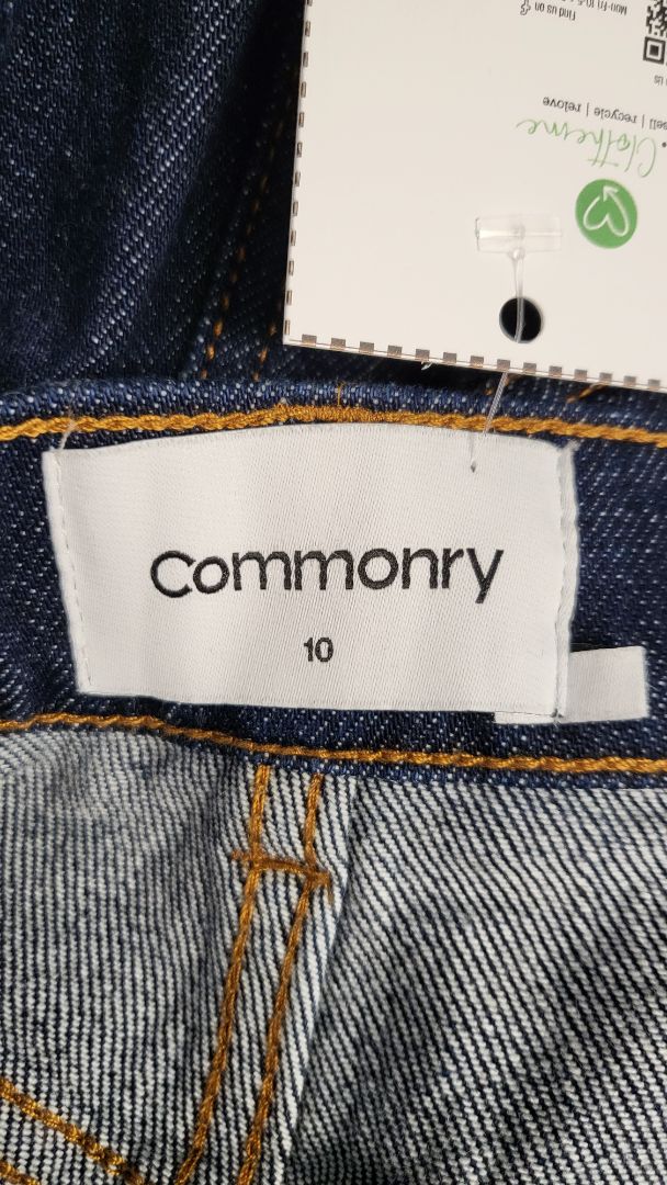 Commonry Dark Blue Denim Maxi Skirt (10)