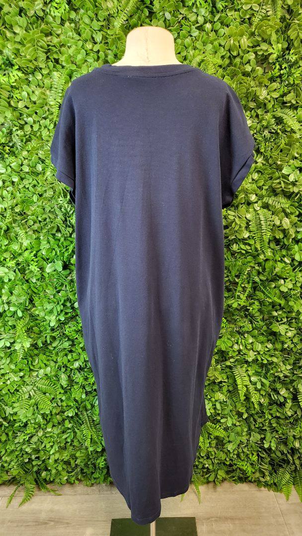 Betty Basics Navy T-Shirt Dress (16)