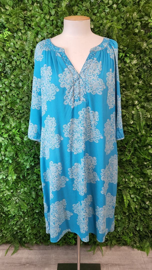 Loobies Story Blue Silk Dress (12)